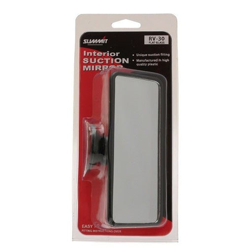 Summit Rear View Suction Mirror - Flat Glass - Large - Summit Shop