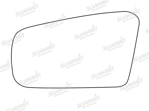 Summit Stick-On Standard Mirror Glass fits Mazda 323 LHS - Summit Shop