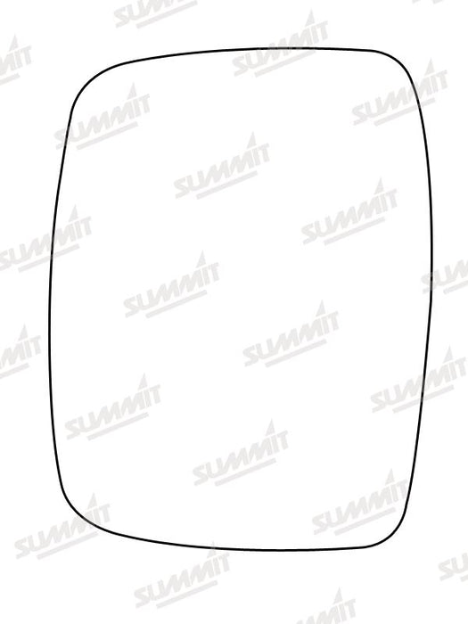 Summit Stick-On Commercial Mirror Glass fits Mercedes Vito Van - Summit Shop