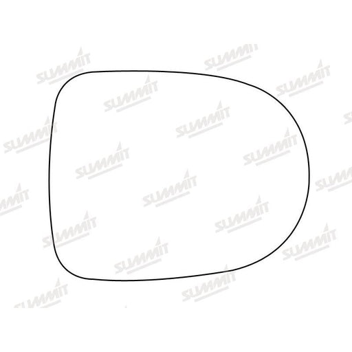 Summit Stick-On Standard Mirror Glass fits Renault Clio Modus LHS RHS - Summit Shop
