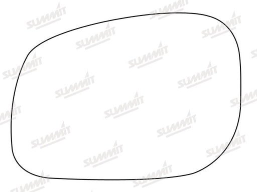 Summit Stick-On Standard Mirror Glass fits Land Rover Freelander 98 on LHS - Summit Shop