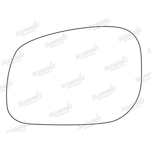 Summit Stick-On Standard Mirror Glass fits Land Rover Freelander 98 on LHS - Summit Shop