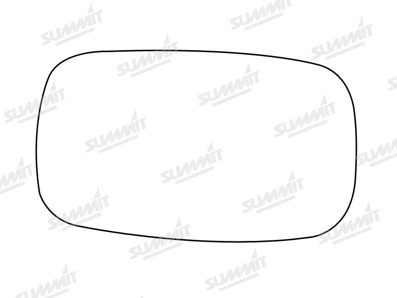 Summit Stick-On Standard Mirror Glass fits Ford Mondeo LHS - Summit Shop