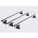 Summit Commercial 3 x Aluminium Fixed Point Roof Bars Rack 1.5m SULC-013 - Summit Shop