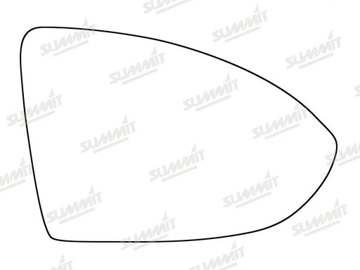 Summit Heated Base Plate With Standard Mirror Glass fits VW Golf Mk 7 12 on RHS - Summit Shop