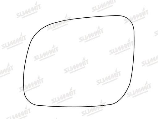 Summit Stick-On Standard Mirror Glass fits VW Lupo 99 on Polo 00 on LHS - Summit Shop