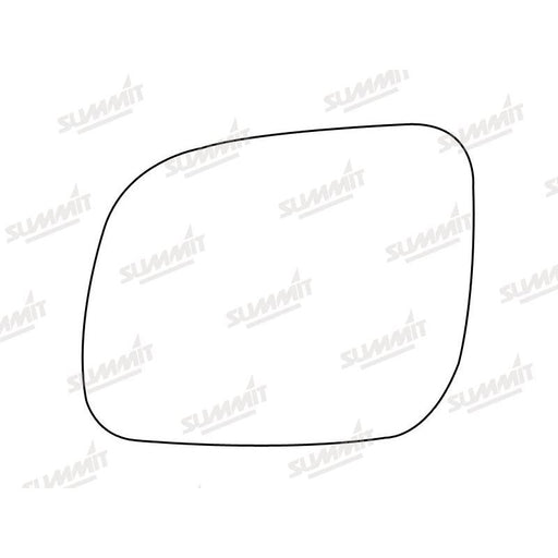 Summit Stick-On Standard Mirror Glass fits VW Lupo 99 on Polo 00 on LHS - Summit Shop