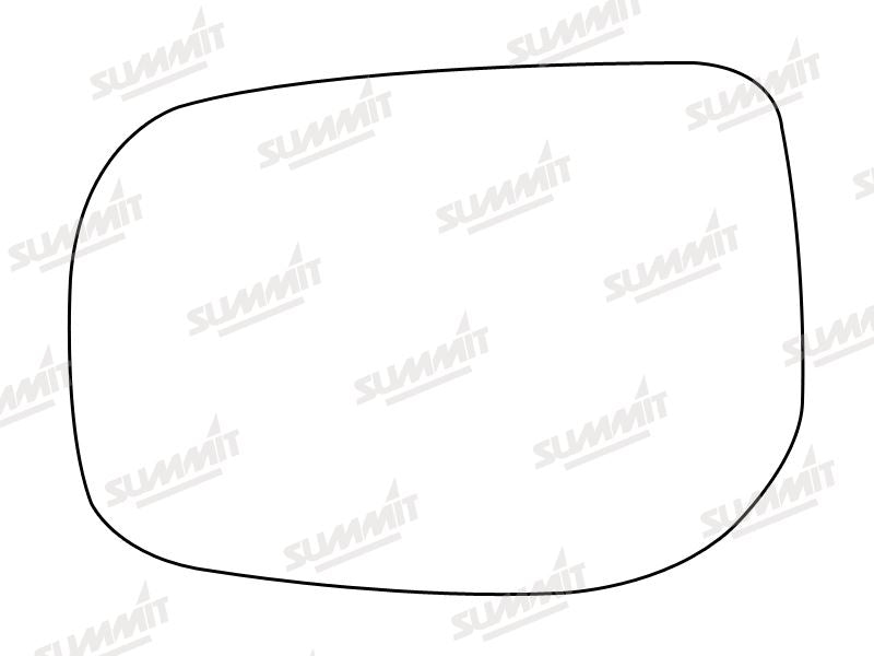 Summit Heated Base Plate With Standard Mirror Glass fits Toyota Yaris 07 to 11 LHS - Summit Shop
