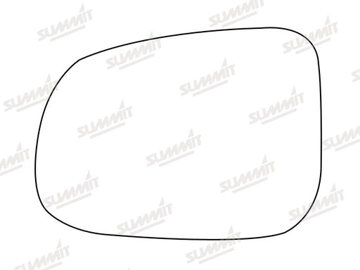 Summit Heated Base Plate With Blind Spot Mirror Glass fits Volvo S60 09 to 15 LHS - Summit Shop
