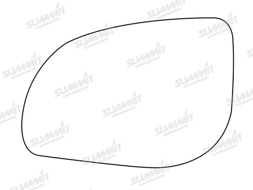 Summit Stick-On Standard Mirror Glass fits Hyundai i10 i20 09 on LHS - Summit Shop