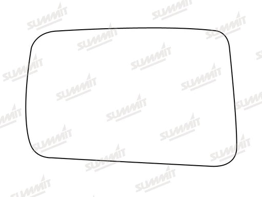 Summit Stick-On Standard Mirror Glass fits Mitsubishi Lancer Galant RHS - Summit Shop
