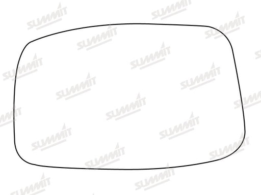 Summit Stick-On Standard Mirror Glass fits Peugeot 807 02 on LHS - Summit Shop