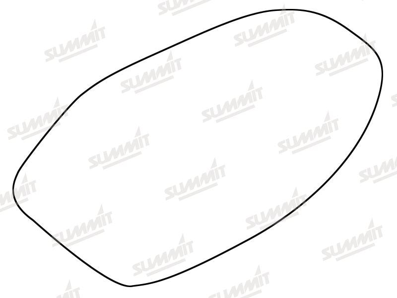Summit Stick-On Standard Mirror Glass fits Audi A7 & RS7 LHS - Summit Shop