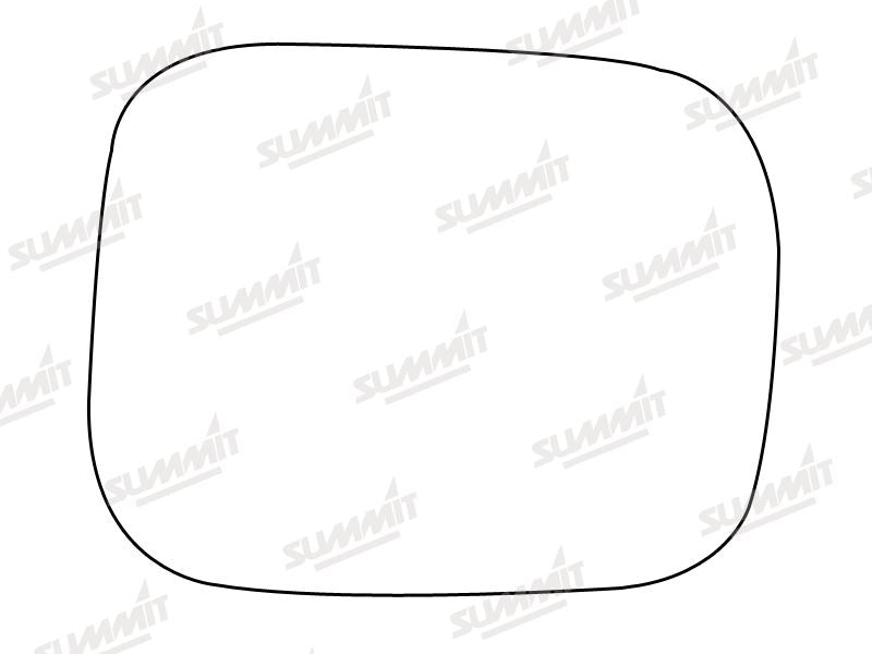 Summit Stick-On Standard Mirror Glass fits Volvo XC70 06 on RHS - Summit Shop