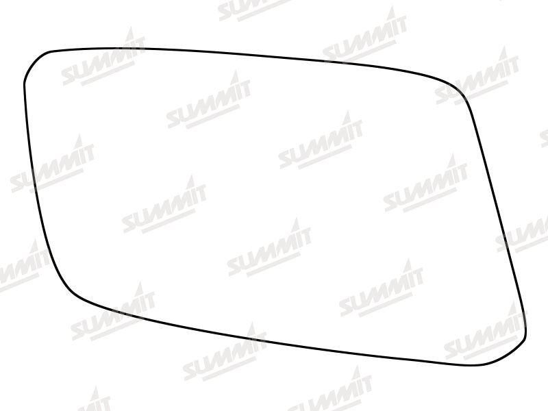 Summit Stick-On Standard Mirror Glass fits Lada Riva Samara RHS - Summit Shop