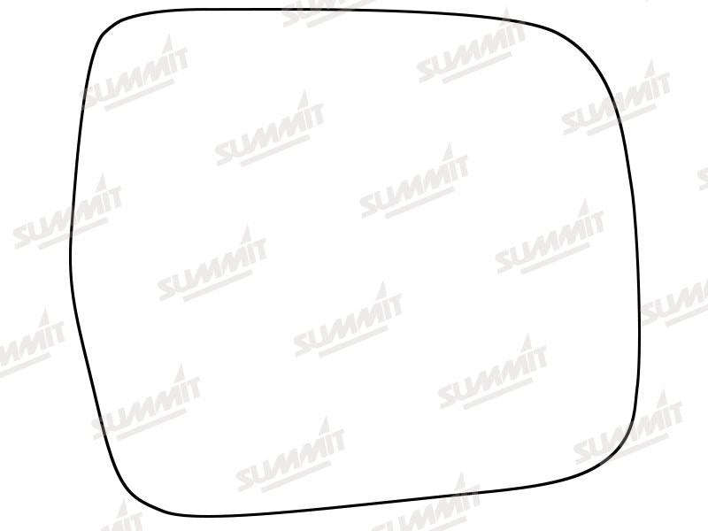 Summit Stick-On Aspheric Mirror Glass fits Toyota Previa RHS - Summit Shop