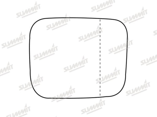 Summit Heated Base Plate With Blind Spot Mirror Glass fits Jeep Renegade 13 on LHS - Summit Shop