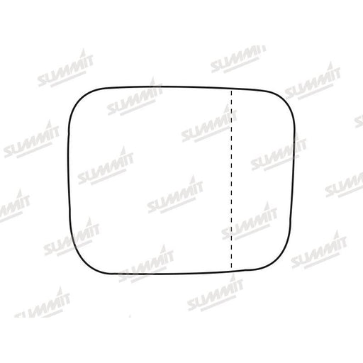 Summit Heated Base Plate With Blind Spot Mirror Glass fits Jeep Renegade 13 on LHS - Summit Shop