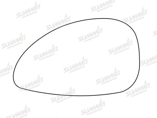 Summit Stick-On Standard Mirror Glass fits Citroen C4 04 on LHS - Summit Shop