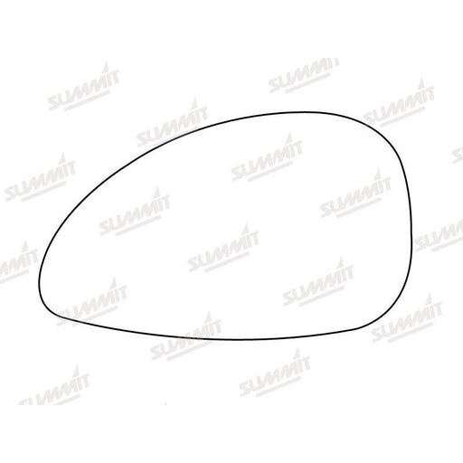Summit Stick-On Standard Mirror Glass fits Citroen C4 04 on LHS - Summit Shop