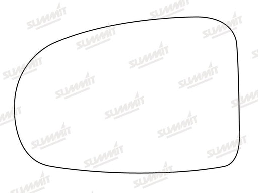 Summit Stick-On Aspheric Mirror Glass fits Toyota Avensis 08 on LHS - Summit Shop