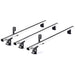 Summit Commercial 3 x Aluminium Fixed Point Roof Bars Rack 1.3m SULC-001 - Summit Shop