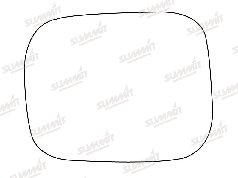 Summit Stick-On Standard Mirror Glass fits Volvo XC70 06 on LHS - Summit Shop