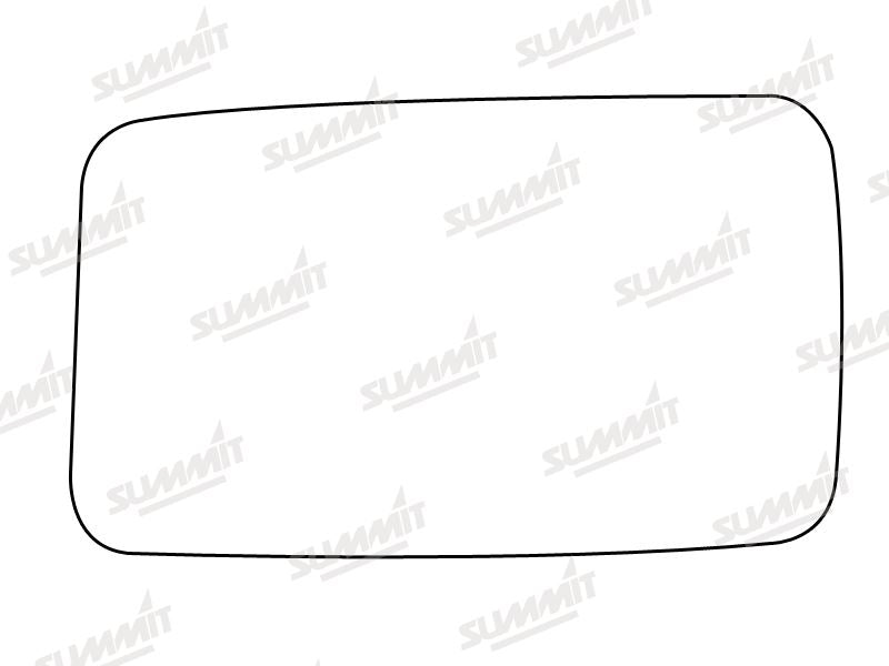 Summit Stick-On Standard Mirror Glass fits Renault 11 LHS - Summit Shop