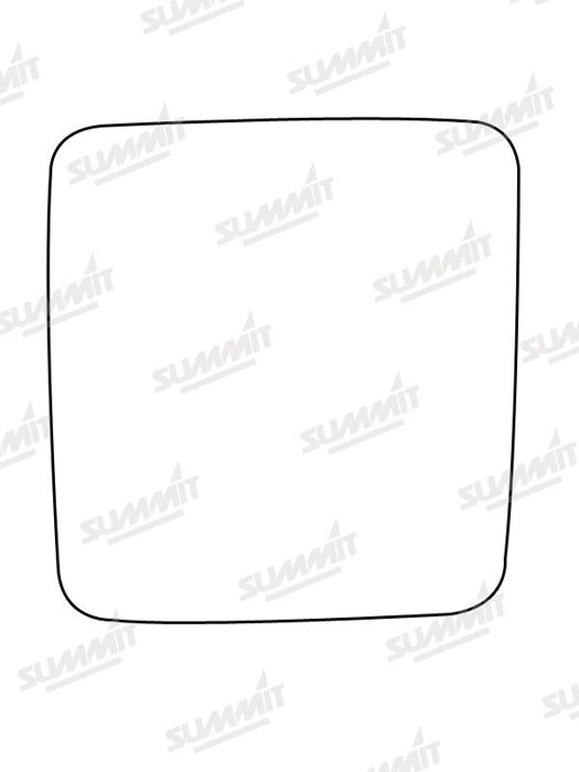 Summit Non-Heated Base Plate With Commercial Mirror Glass fits Vauxhall Combo C 02 to 12 LHS - Summit Shop