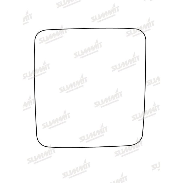 Summit Non-Heated Base Plate With Commercial Mirror Glass fits Vauxhall Combo C 02 to 12 LHS - Summit Shop