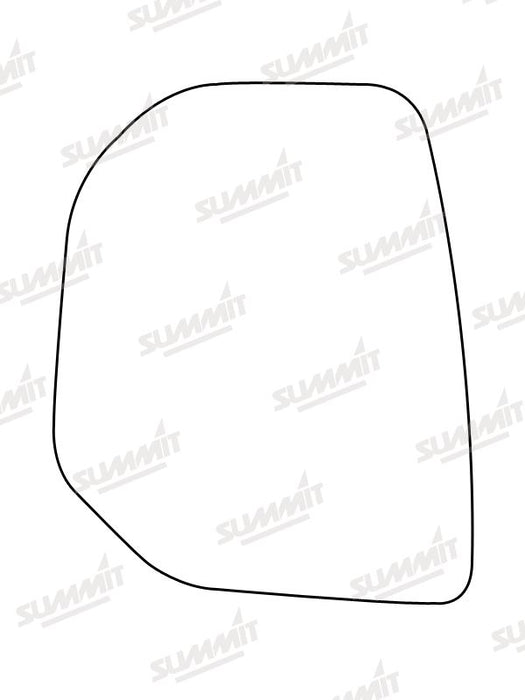 Summit Non-Heated Base Plate With Commercial Mirror Glass fits Peugeot Partner, Citroen Berlingo LHS - Summit Shop