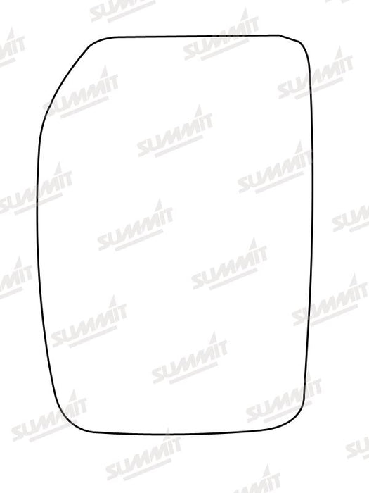 Summit Heated Base Plate With Commercial Mirror Glass fits Ford Transit Mk 6 LHS - Summit Shop