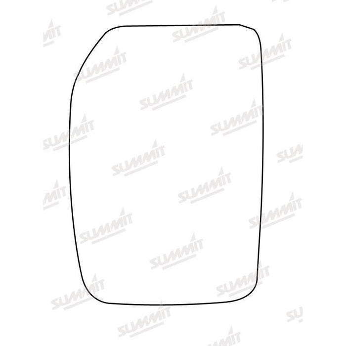 Summit Heated Base Plate With Commercial Mirror Glass fits Ford Transit Mk 6 LHS - Summit Shop
