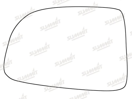 Summit Stick-On Standard Mirror Glass fits Kia Carens LHS - Summit Shop