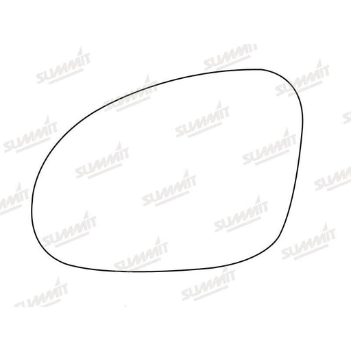 Summit Stick-On Standard Mirror Glass fits VW Golf Passat 05 on LHS - Summit Shop