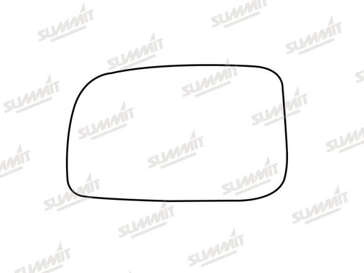 Summit Stick-On Standard Mirror Glass fits Daihatsu Sirion 07 to 14 LHS - Summit Shop