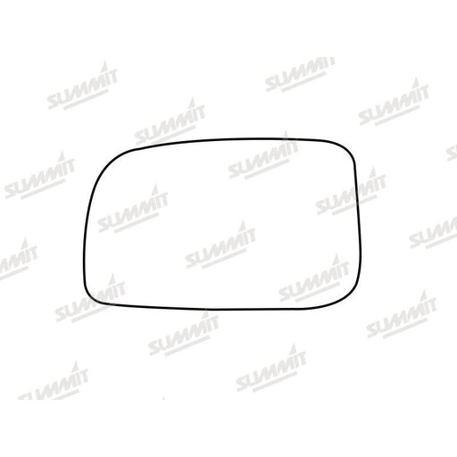 Summit Stick-On Standard Mirror Glass fits Daihatsu Sirion 07 to 14 LHS - Summit Shop