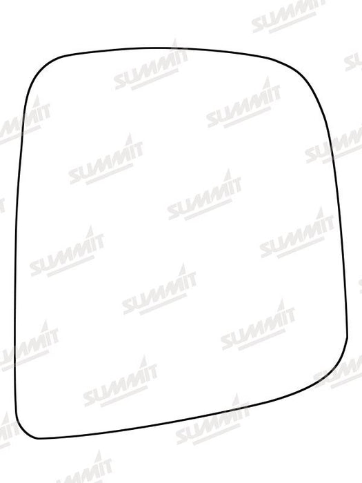 Summit Heated Backing Plate with Commercial Glass fits Nissan Nv200 Van 10-16 RHS - Summit Shop
