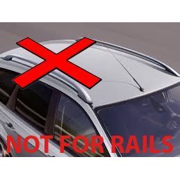 Summit Roof Rack Cross Bars fits Vauxhall Opel Agila 5 door 2007-2015 - Summit Shop