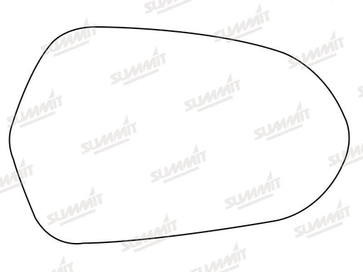 Summit Stick-On Aspheric Mirror Glass fits Audi A6 12 on RHS - Summit Shop