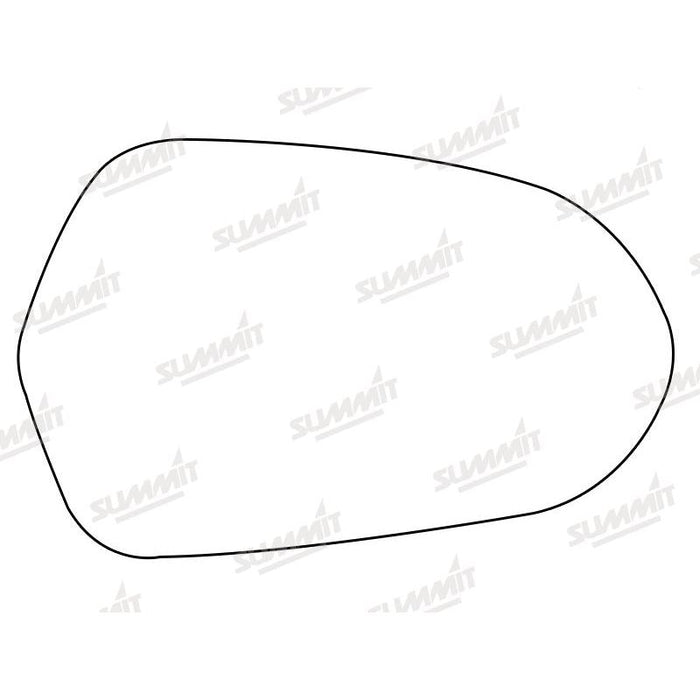 Summit Stick-On Aspheric Mirror Glass fits Audi A6 12 on RHS - Summit Shop