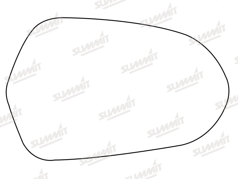Summit Stick-On Aspheric Mirror Glass fits Audi A6 12 on RHS - Summit Shop