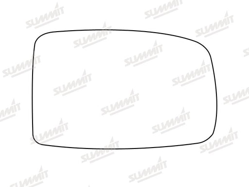 Summit Stick-On Standard Mirror Glass fits Fiat Panda 03 on RHS - Summit Shop