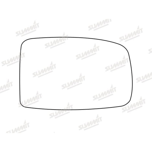 Summit Stick-On Standard Mirror Glass fits Fiat Panda 03 on RHS - Summit Shop