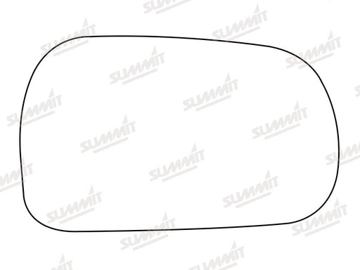 Summit Stick-On Standard Mirror Glass fits Daihatsu Applause RHS - Summit Shop