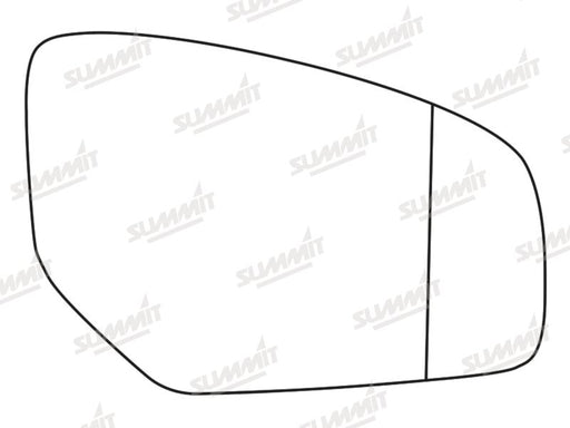 Summit Stick-On Aspheric Mirror Glass fits Honda Civic RHS - Summit Shop