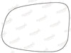 Summit Stick-On Standard Mirror Glass fits Jaguar XF 08to 18 LHS - Summit Shop