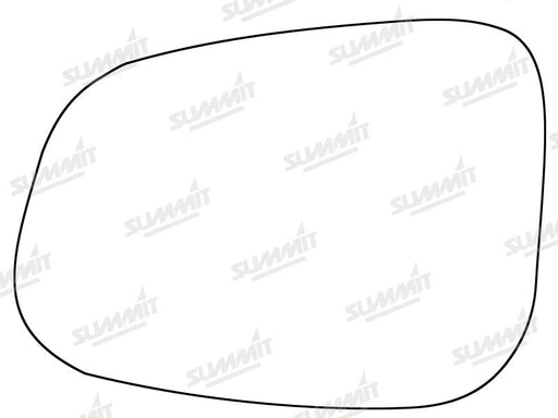 Summit Stick-On Standard Mirror Glass fits Jaguar XF 08to 18 LHS - Summit Shop