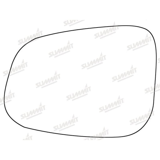 Summit Stick-On Standard Mirror Glass fits Jaguar XF 08to 18 LHS - Summit Shop