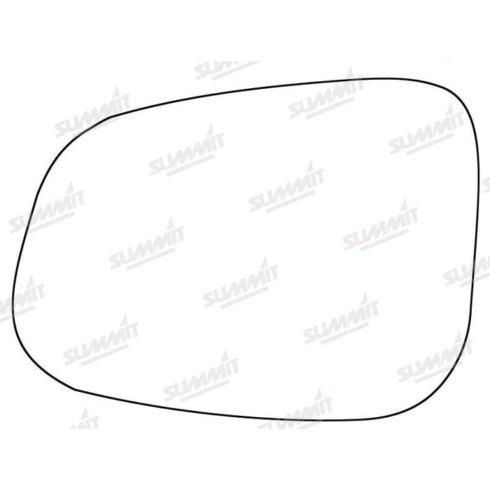 Summit Stick-On Standard Mirror Glass fits Jaguar XF 08to 18 LHS - Summit Shop